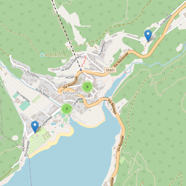 Thumbnail mappa ristoranti di Molveno