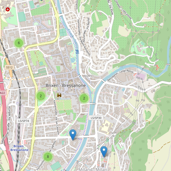Thumbnail mappa scuole di Bressanone