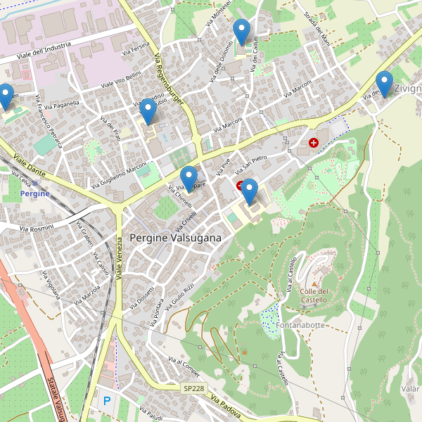 Thumbnail mappa scuole di Pergine Valsugana