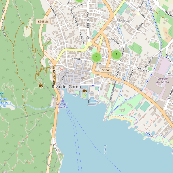 Thumbnail mappa scuole di Riva del Garda