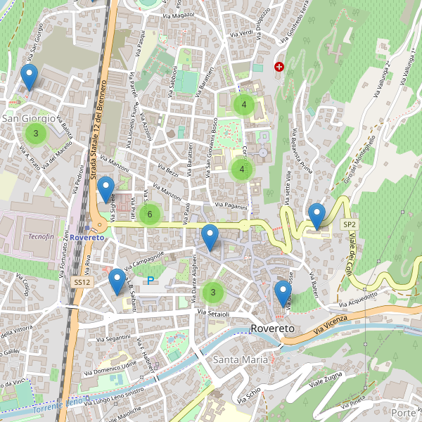 Thumbnail mappa scuole di Rovereto