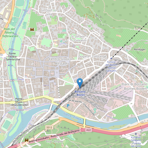 Thumbnail mappa stazioni di Bolzano