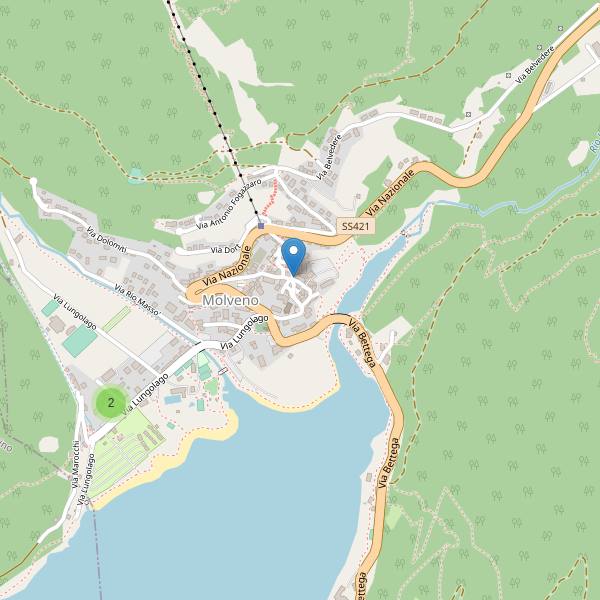Thumbnail mappa supermercati di Molveno