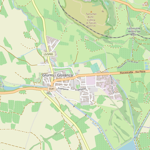 Thumbnail mappa taxi di Glorenza