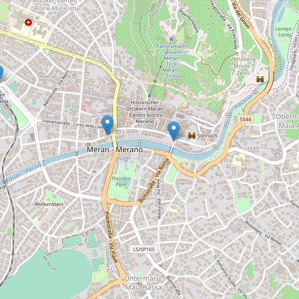 Thumbnail mappa taxi di Merano