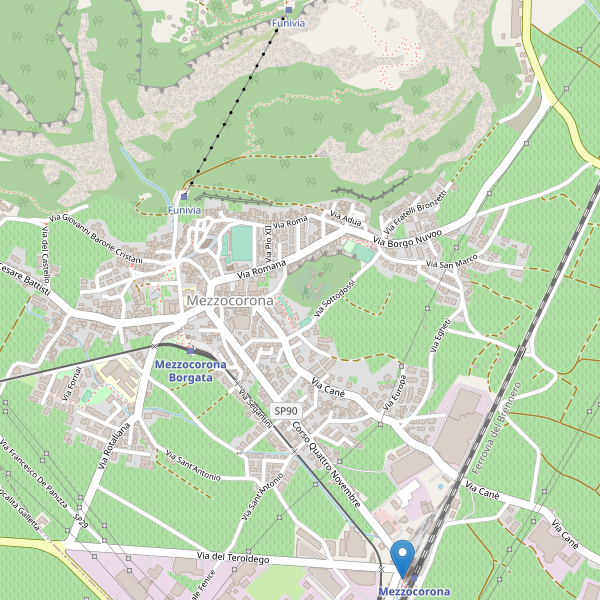 Thumbnail mappa taxi di Mezzocorona