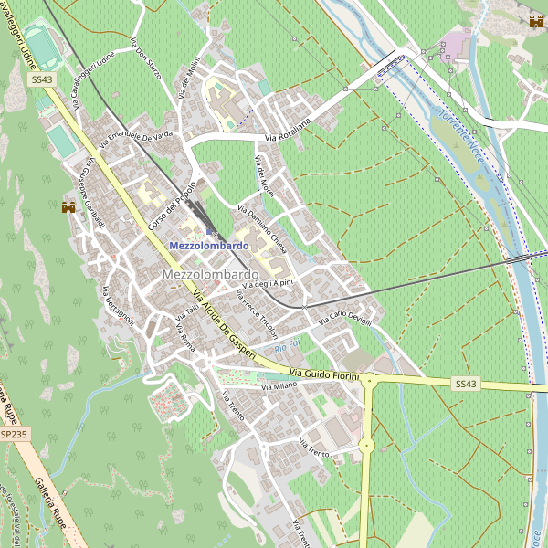 Thumbnail mappa taxi di Mezzolombardo