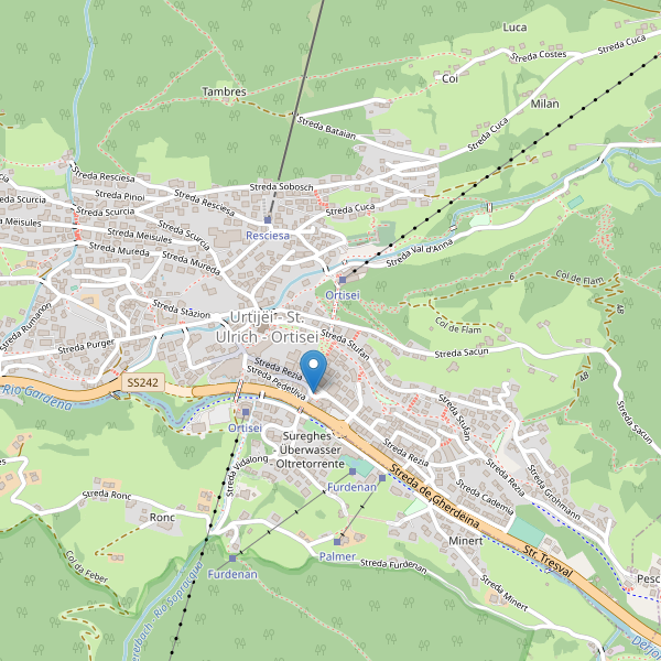 Thumbnail mappa taxi di Ortisei