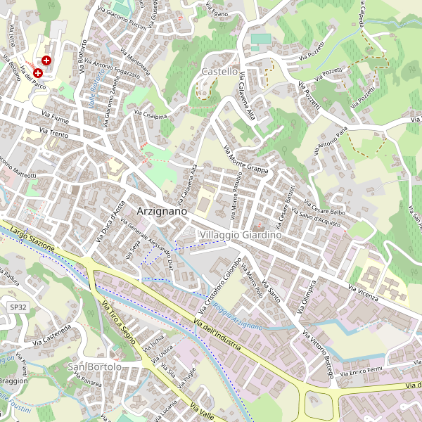 Thumbnail mappa stradale di Arzignano