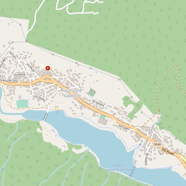 Thumbnail mappa supermercati di Auronzo di Cadore