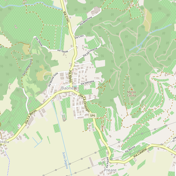 Thumbnail mappa chiese di Baone