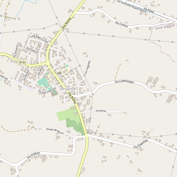 Thumbnail mappa chiese di Brugine