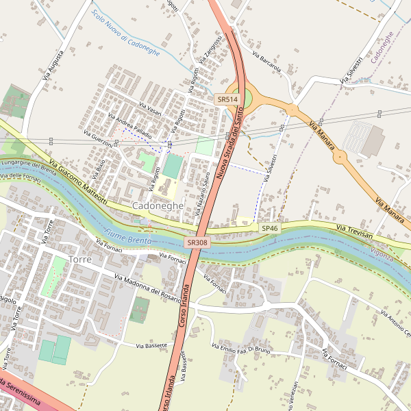 Thumbnail mappa stazioni di Cadoneghe