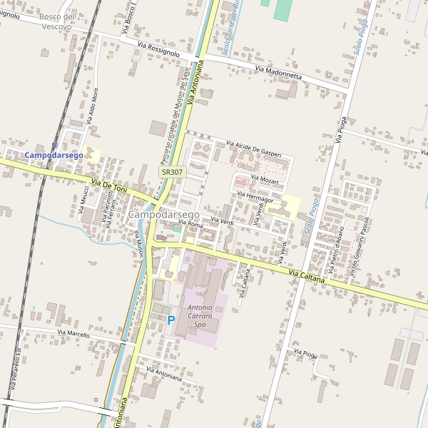 Thumbnail mappa stazioni di Campodarsego