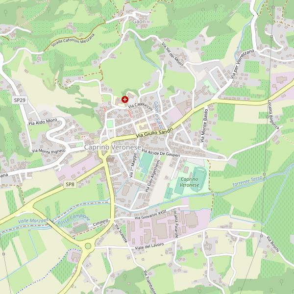 Thumbnail mappa chiese di Caprino Veronese