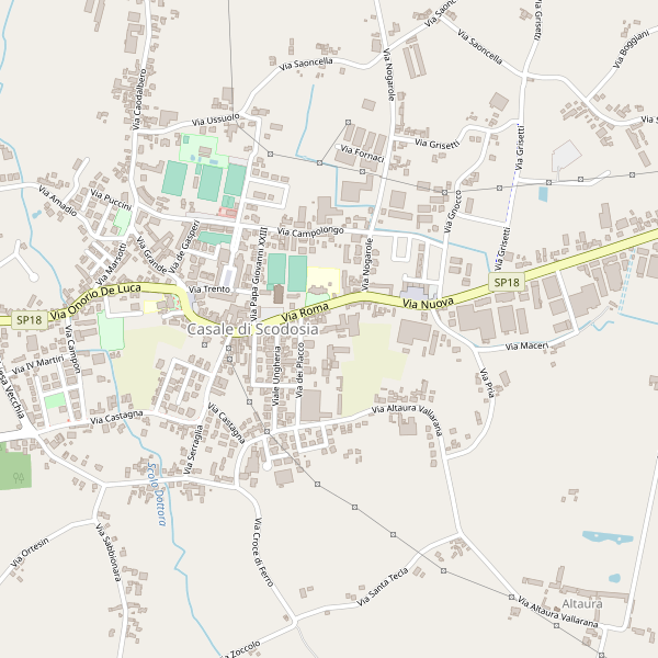 Thumbnail mappa stazioni di Casale di Scodosia