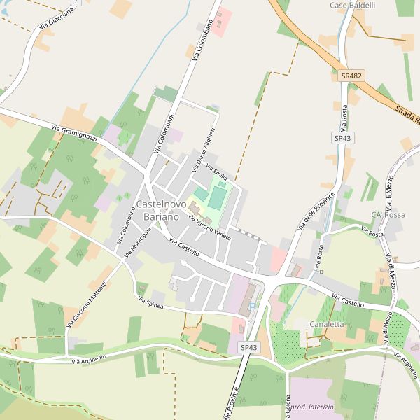 Thumbnail mappa stazioni di Castelnovo Bariano