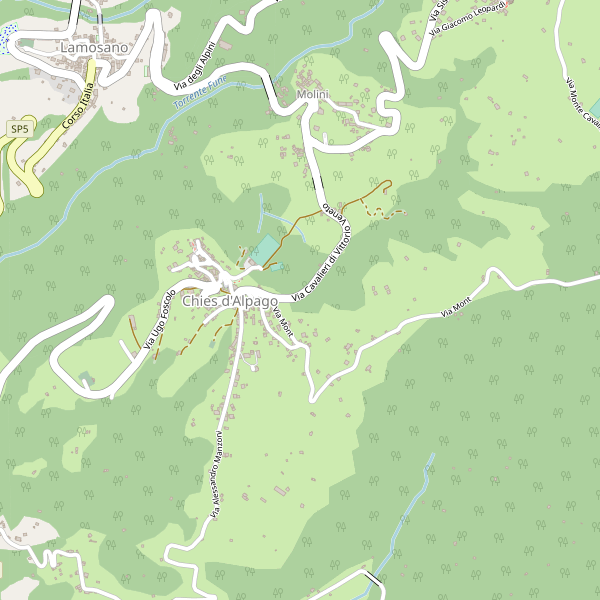 Thumbnail mappa chiese di Chies d'Alpago