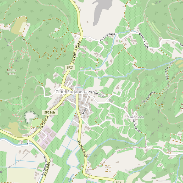 Thumbnail mappa campisportivi di Cinto Euganeo