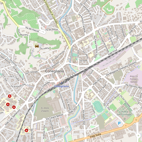 Thumbnail mappa pompieri di Conegliano