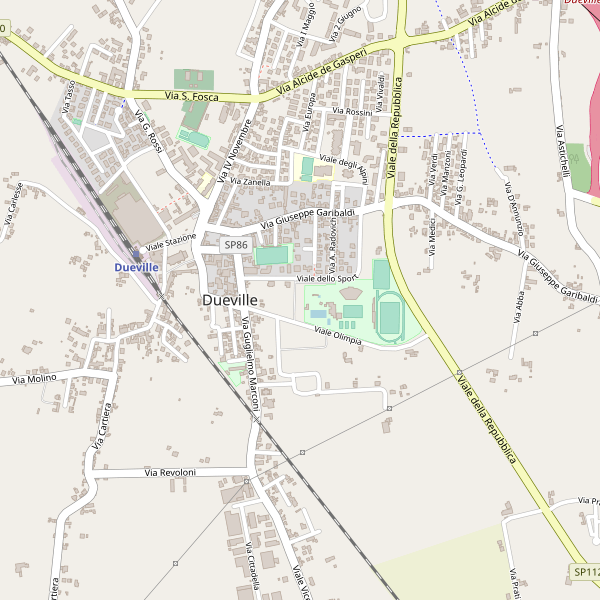 Thumbnail mappa piscine di Dueville