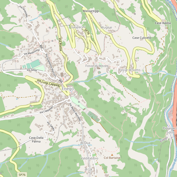 Thumbnail mappa stradale di Enego