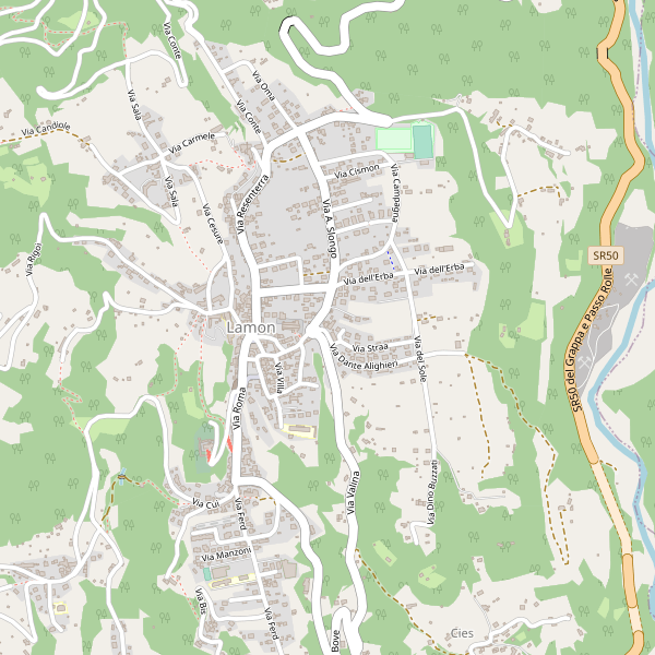 Thumbnail mappa scuole di Lamon