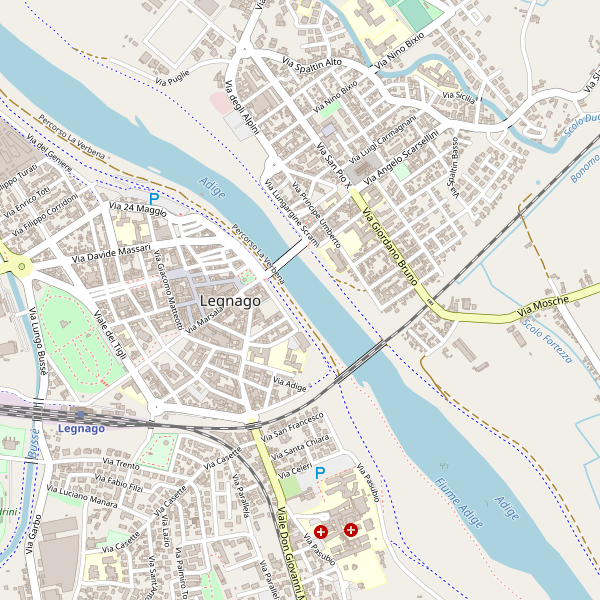 Thumbnail mappa stradale di Legnago
