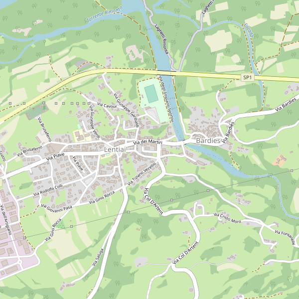 Thumbnail mappa scuole di Lentiai