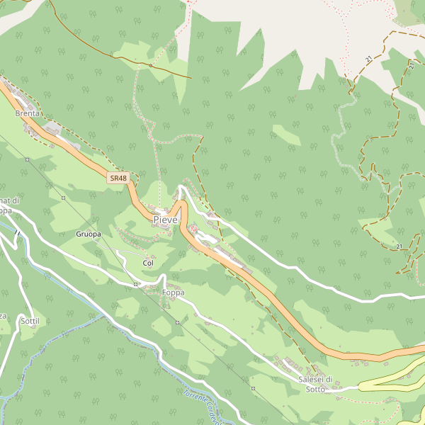 Thumbnail mappa chiese di Livinallongo del Col di Lana