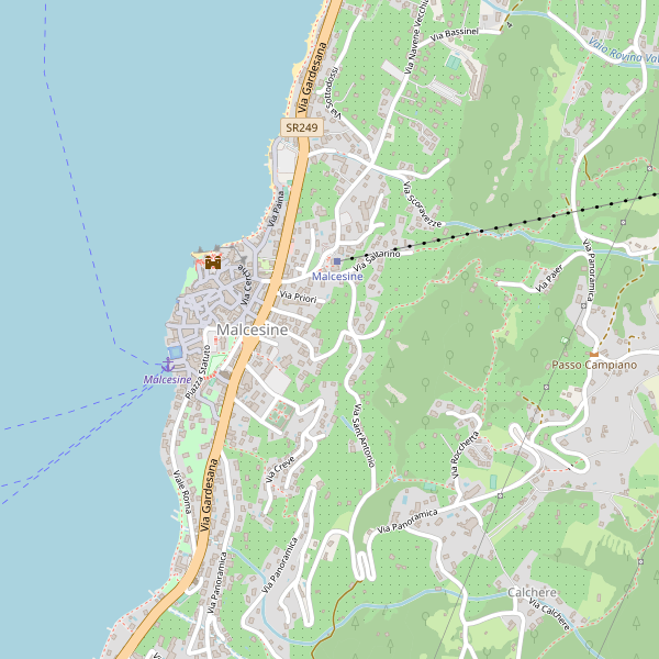 Thumbnail mappa stradale di Malcesine