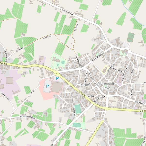 Thumbnail mappa chiese di Mareno di Piave