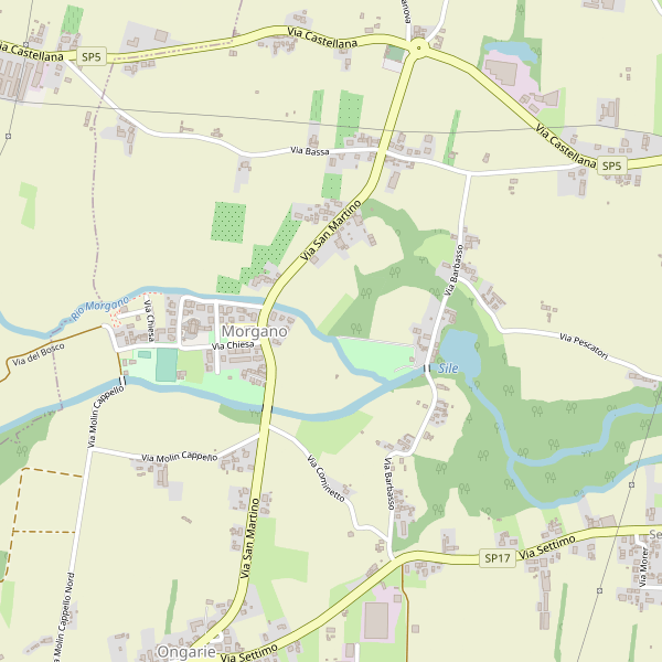 Thumbnail mappa stradale di Morgano