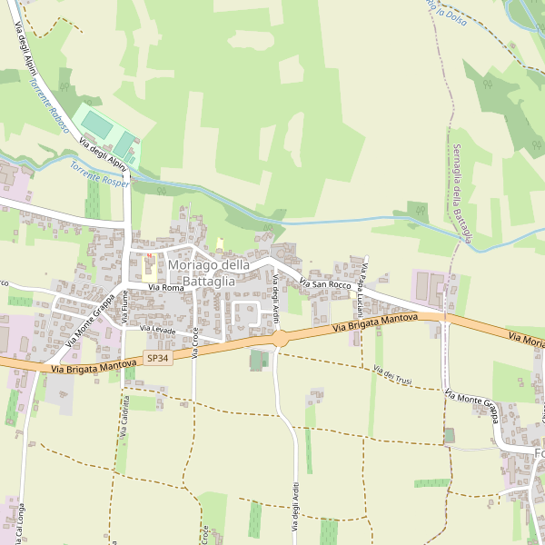 Thumbnail mappa stradale di Moriago della Battaglia