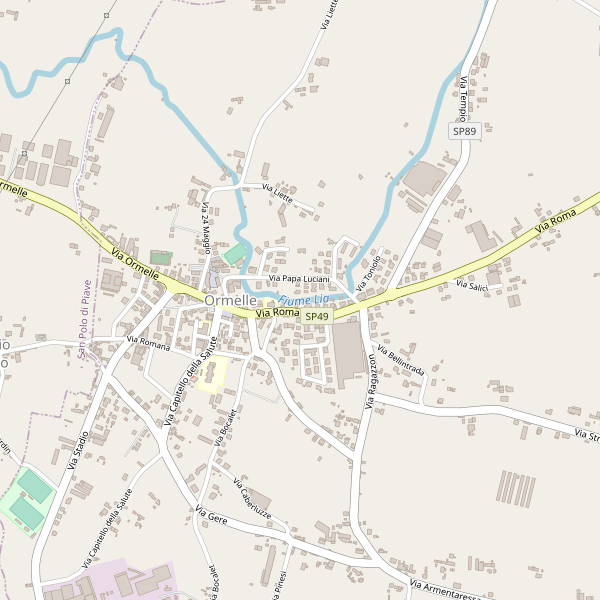 Thumbnail mappa stradale di Ormelle