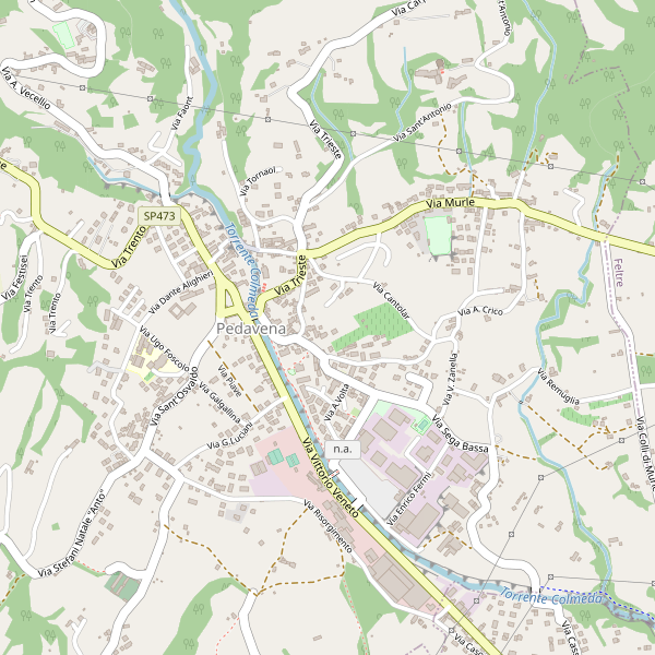 Thumbnail mappa scuole di Pedavena