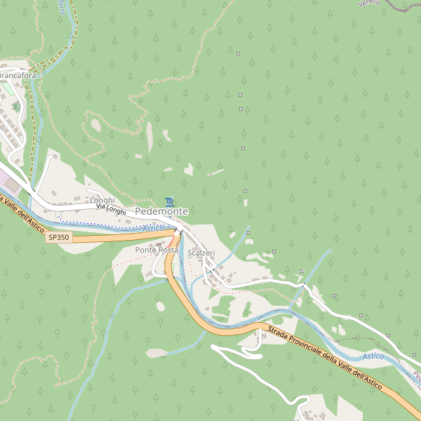 Thumbnail mappa stradale di Pedemonte