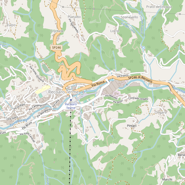 Thumbnail mappa officine di Recoaro Terme