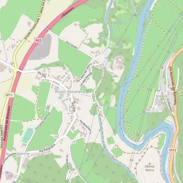 Thumbnail mappa chiese di Rivoli Veronese
