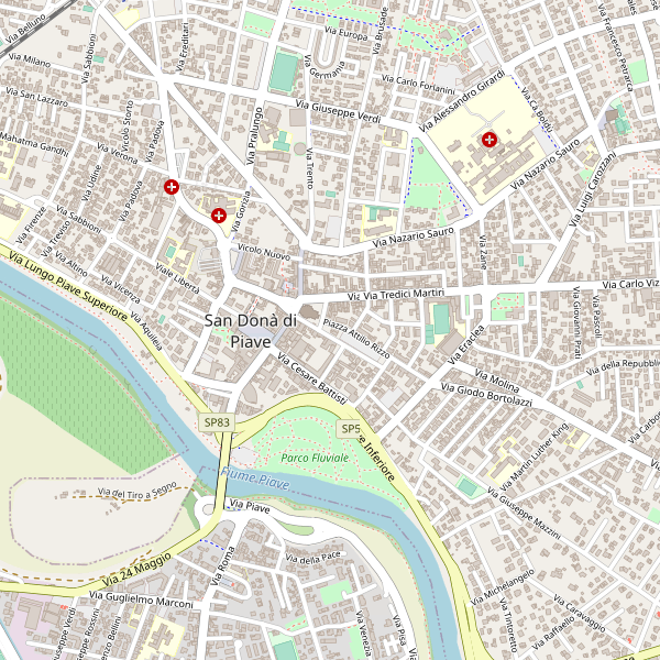 Thumbnail mappa agenzieviaggi di San Donà di Piave