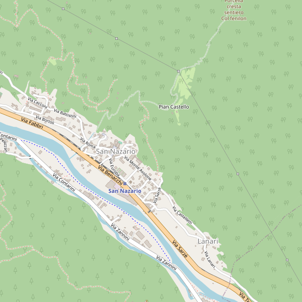 Thumbnail mappa hotel di San Nazario