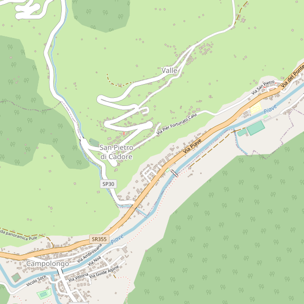 Thumbnail mappa scuole di San Pietro di Cadore