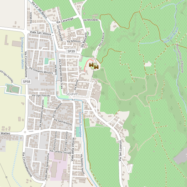 Thumbnail mappa localinotturni di Soave