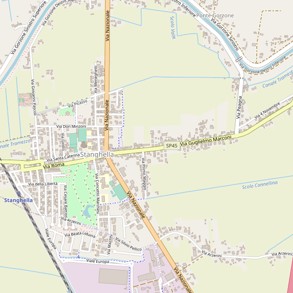 Thumbnail mappa stazioni di Stanghella
