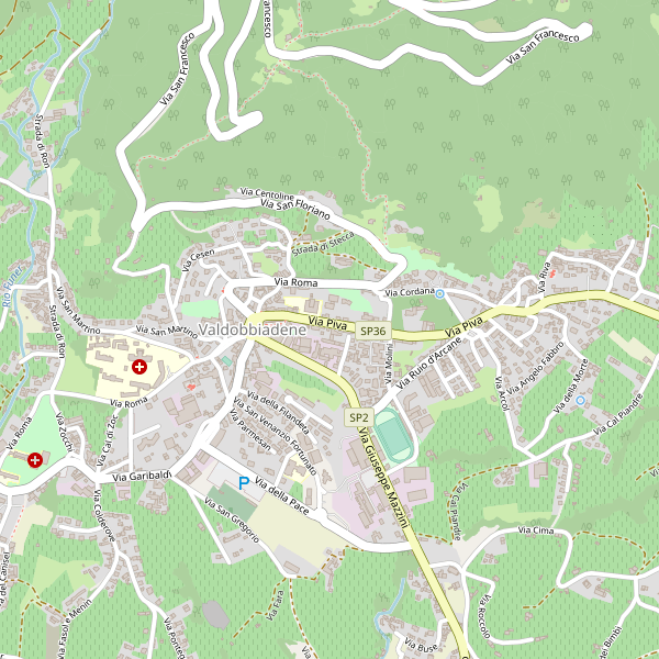 Thumbnail mappa campeggi di Valdobbiadene