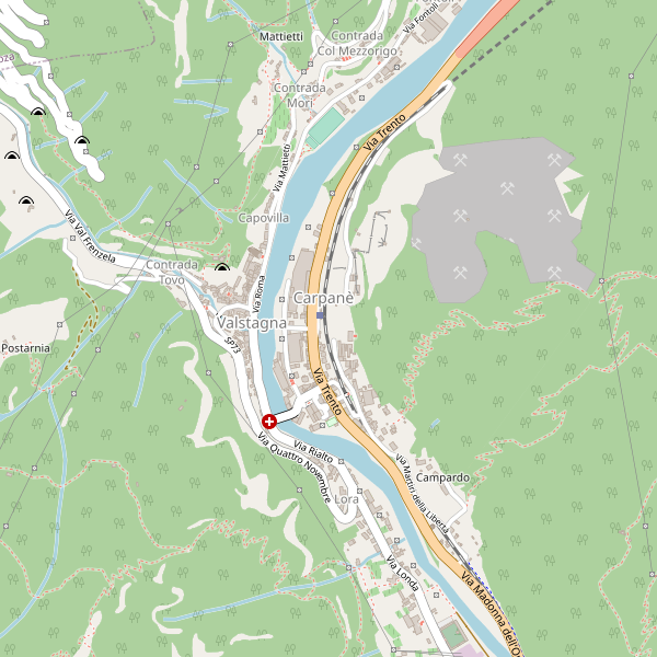 Thumbnail mappa stradale di Valstagna