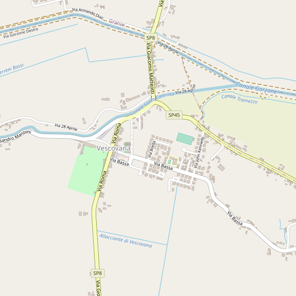 Thumbnail mappa chiese di Vescovana