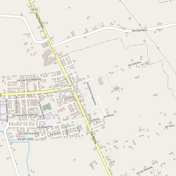 Thumbnail mappa stazioni di Villafranca Padovana