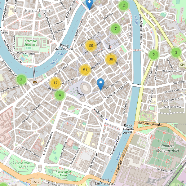 Thumbnail mappa abbigliamento di Verona