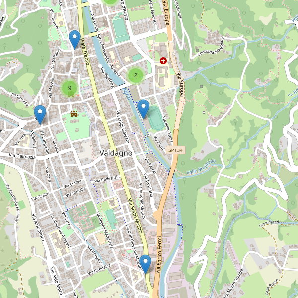 Thumbnail mappa bar di Valdagno